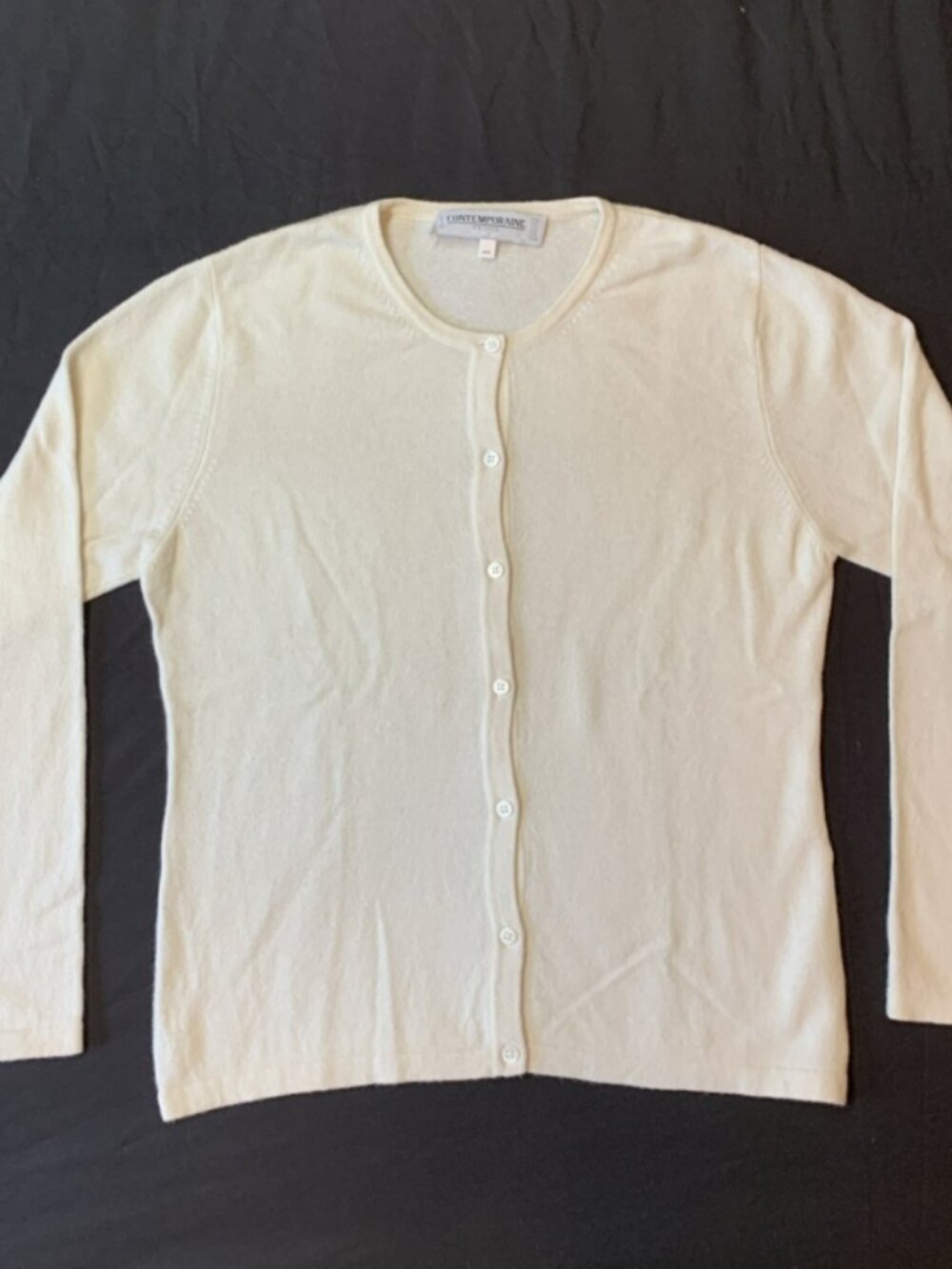 Simons Simple and Beautiful Cashmere Cardigan Petite Medium